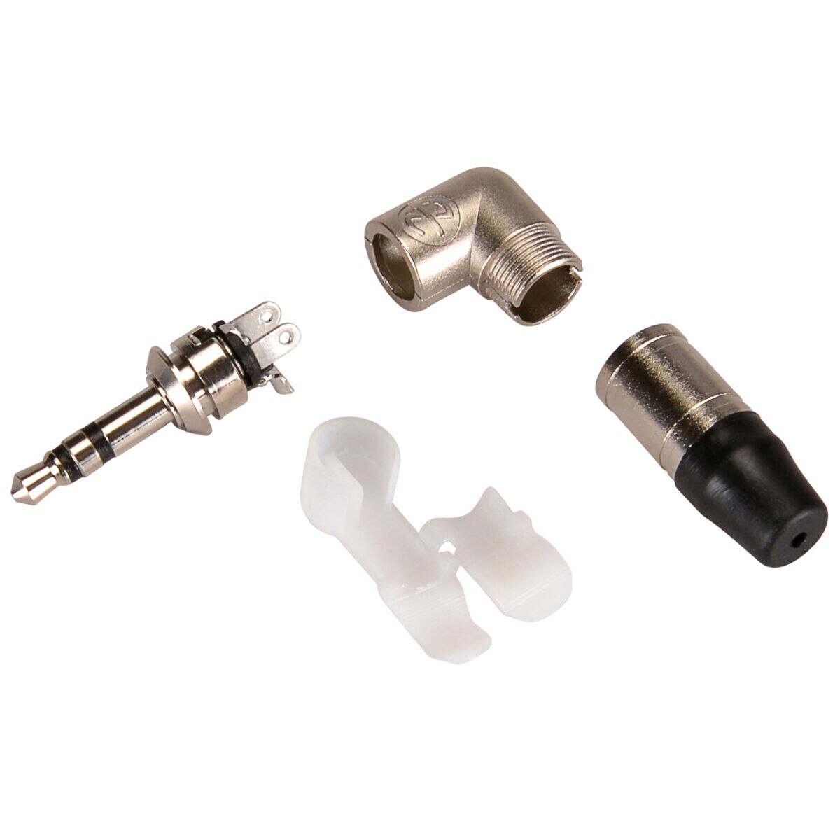 Neutrik NTP3RC Plug 3.5mm Right Angle Nickel/Nickel